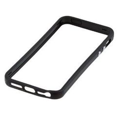 Bumper Case for Apple Iphone 5/5S SE (Black) Free Screen Protector Front Back Hard Plastic Rubber