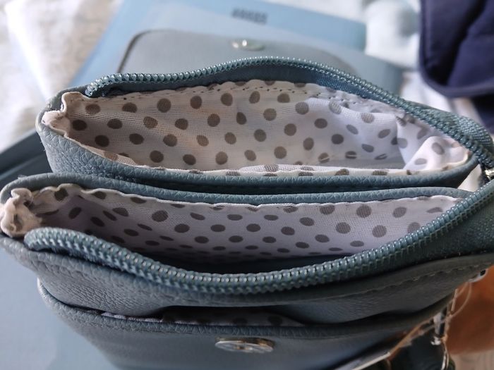 Small duck egg blue crossbody bag, new with tags