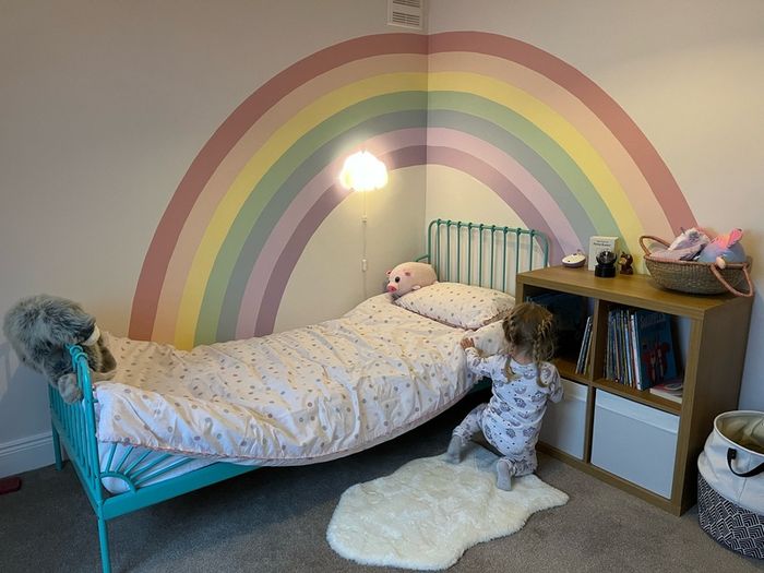 Ikea Minnen Bed Turquoise