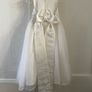Ivory girls flower dress age 3 years Image 3