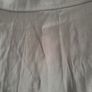 White company long silky effect steel grey skirt Image 4