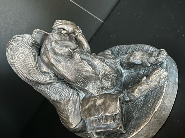 Bronze Figurine by Barry Ormond Reading Lesson