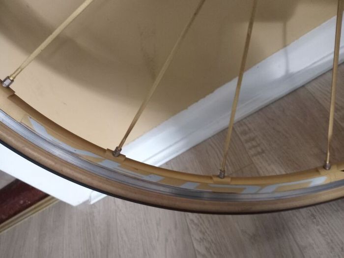 Gold Shamal Ultra Front Wheel Mint Clincher