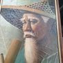 Vintage oil paintings on pressed leaves Image 4