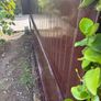 Solid Wooden Driveway Gate with letterbox 3.5m x 1.2m Image 2