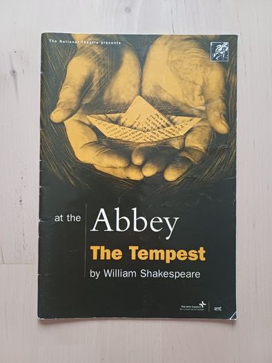 William Shakespeare - The Tempest Programme Booklet (The Abbey Theatre 1999)