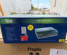 USB Turntable Tevion, as new (sealed box)