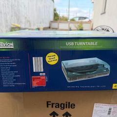 USB Turntable Tevion, as new (sealed box)