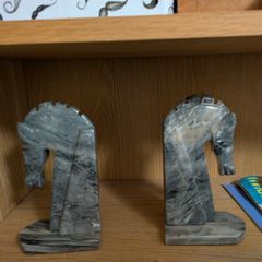 Vintage onyx bookends