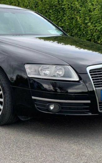 Audi a6 c6 front bumper fog grills lamps spotlights middle grill  wings mirrors sline suspension parts breaking 2.0tdi a4 a6
