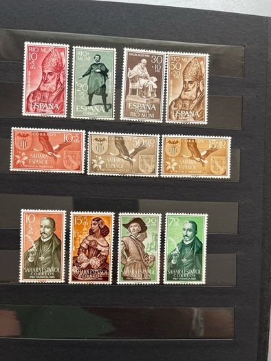 SPAIN Colonies album with stamps