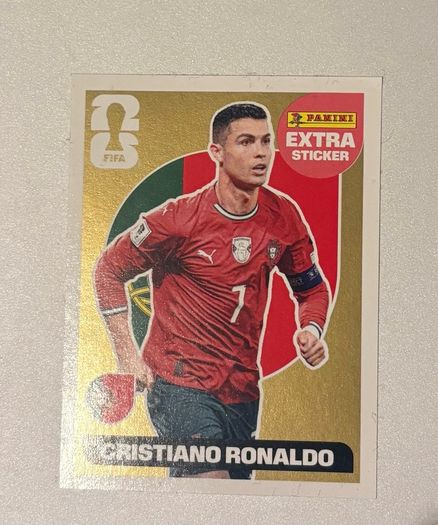 Panini Fifa World Cup 2026 Gold Ronaldo & Bronze Doku extra stickers
