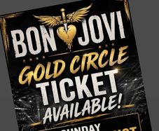 Gold Circle Bon Jovi Ticket