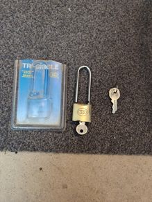 Solid brass Padlock by Tri-Circle