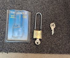 Solid brass Padlock by Tri-Circle