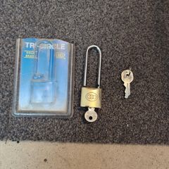 Solid brass Padlock by Tri-Circle