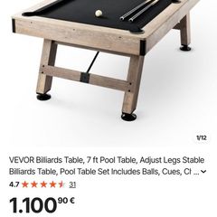 pool table