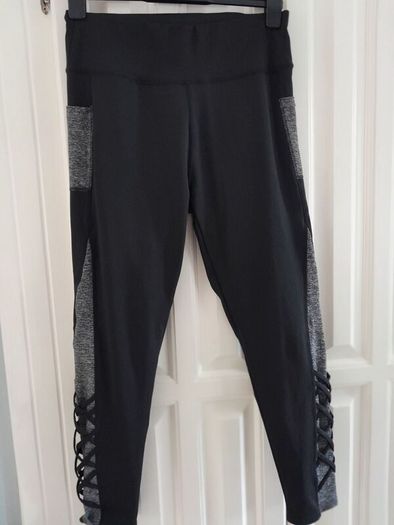 Leggings Black with Grey
