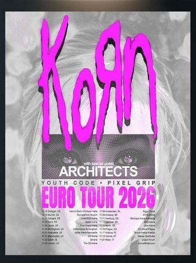 Korn Baseball Adjustable Cap Hat - EURO TOUR 2026