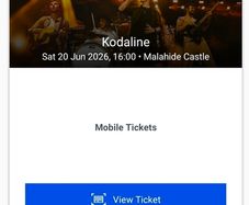 Kodaline Tickets