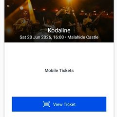 Kodaline Tickets