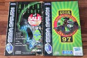 Sega Saturn Alien Trilogy and Sega Worldwide Soccer 97