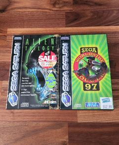Sega Saturn Alien Trilogy and Sega Worldwide Soccer 97