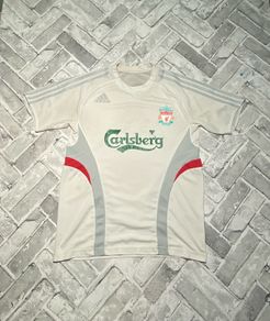 Liverpool FC 2008/09 Adidas Training Top Mens Size Small Grey