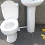 Toilet, hand basin/pedestal and shower door Image 10