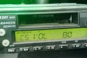 Toyota Starlet Celica &amp; Others Fujitsu Ten TF 4301 Single DIN Radio Headunit with Cassette Player