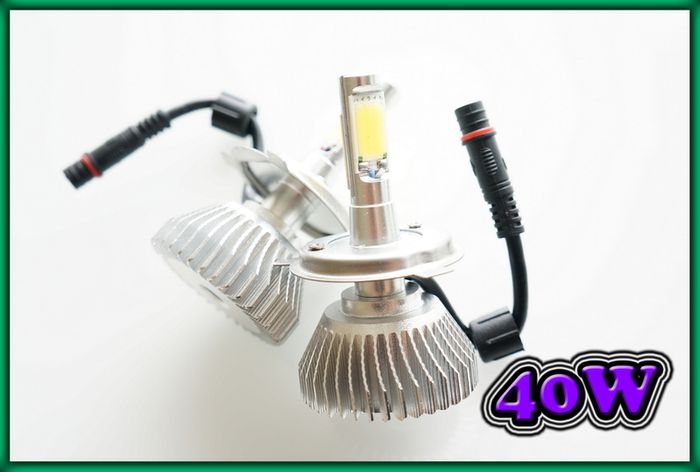 Led Headlight, Foglight Bulbs 40w 6000k Very Bright - H1, H4, H7, H8, H11, 9005, 9006