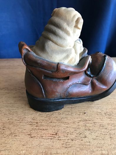 Vintage Retro Puppy Dog Boot Bank