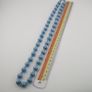 Vintage Venetian Style Light Blue White Dotted Glass Beads Necklace Image 2