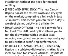 countertop dishwasher
