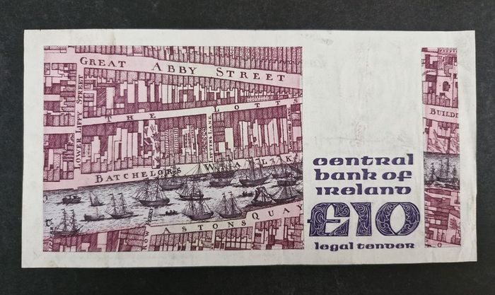 1981 Ireland 10 Pound Banknote