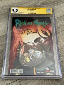 Rick And Morty Signed Comic Rar