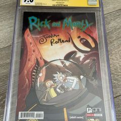 Rick And Morty Signed Comic Rar