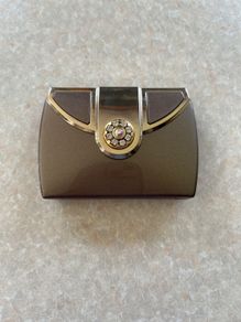 Swarovski Bronze Coloured Compact double mirror