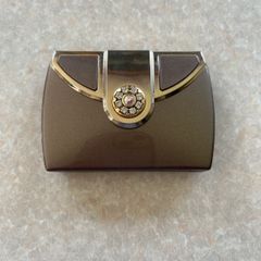 Swarovski Bronze Coloured Compact double mirror