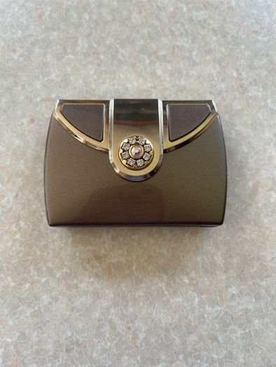 Swarovski Bronze Coloured Compact double mirror