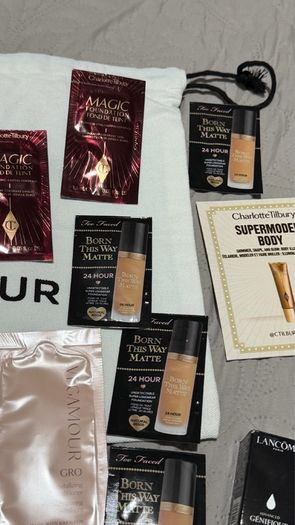 Luxury sample / travel size new