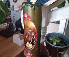 Light Up Christmas  Candle Crib