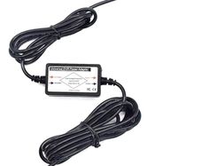 DC 12V to 5V Car Dash Cam Charger Right Plug Mini USB Hardwire Kit, Direct Wired Charging Cable Kit for Dash Cameras GPS Navigator Tablet DVR Recorder DC 12-24V Input