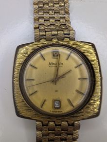 Nivada Eta.3472 Hk Automatic Vintage Gold Plated