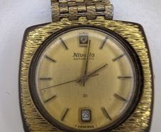Nivada Eta.3472 Hk Automatic Vintage Gold Plated