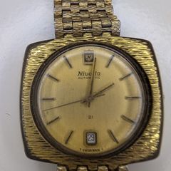 Nivada Eta.3472 Hk Automatic Vintage Gold Plated