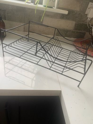 Dish rack and cutlery drawer
