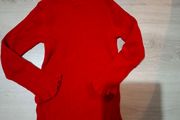 Red high neck sweater size 8-9 years
