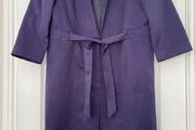 Betty Jackson Black - Purple Coat - Size 14