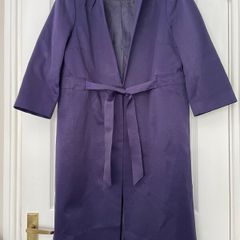 Betty Jackson Black - Purple Coat - Size 14